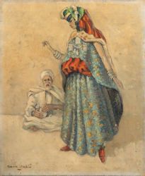 Simon STOCKLI (XXe siècle)
Berber dancer...