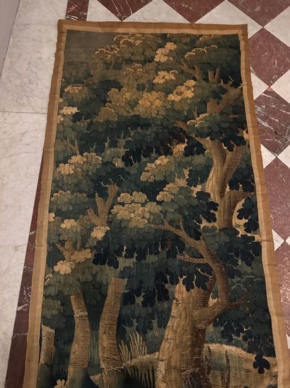 Tapestry
Greenery with trees
In polychrome...