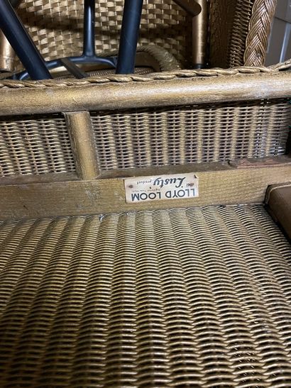 Furniture by Lloyd LOOM Including three armchairs,...