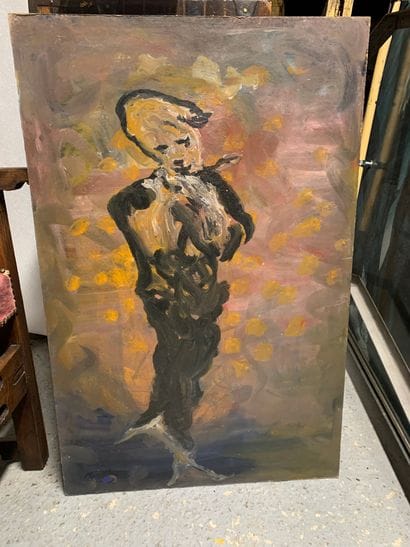 Charles MARCON (1920-2019)
Young boy (1977)
Oil...