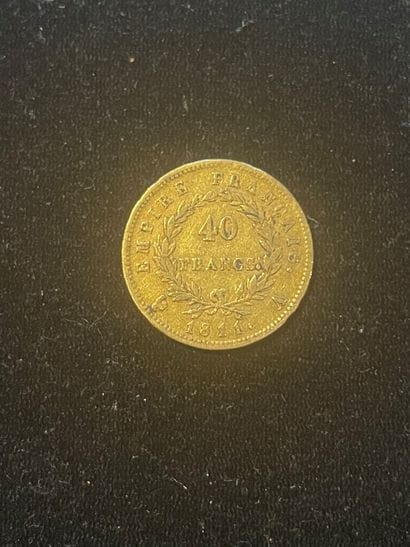 1 piece of 40 F gold Napoleon head, 1811