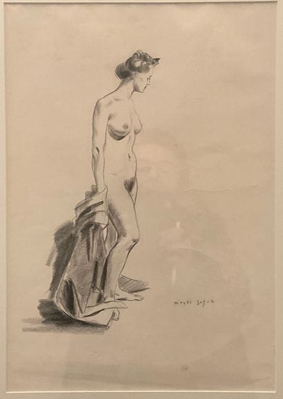 Moses SOYER (1899-1974)
Model
Charcoal drawing,...