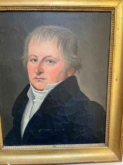 Ecole Française vers 1830
Portrait of a man...