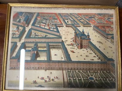 Ecole italienne D'après Joannis Blaeu
Architectural...