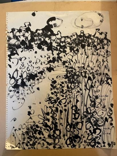 Jacqueline LAMBA (1910-1993)
Reeds (1964)
Drawing,...
