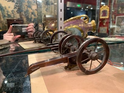 Model of a cannon and its limber
Gribeauval...