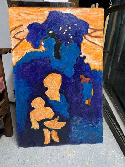 Charles MARCON (1920-2019)
Mother and Child
Oil...