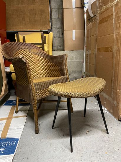 Furniture by Lloyd LOOM Including three armchairs,...