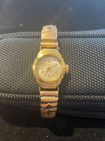 CHILEX
Lady's watch bracelet
In yellow gold...