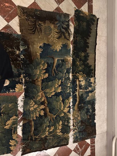 Set of four fragments of tapestry
Greenery
In...