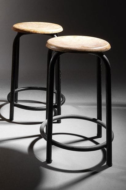 TRAVAIL FRANÇAIS 1950
Suite de 3 tabourets...