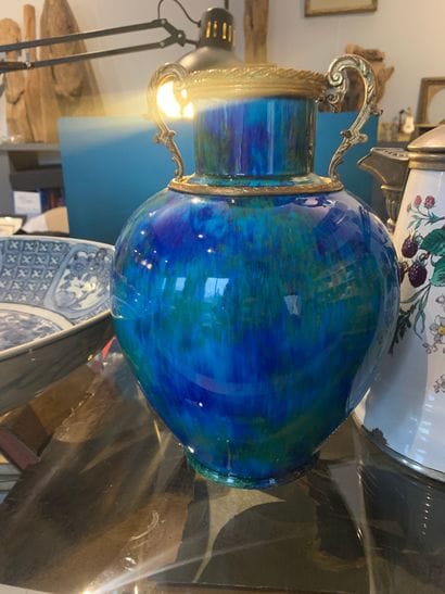 Vase
En céramique à couverte nuancée verte...