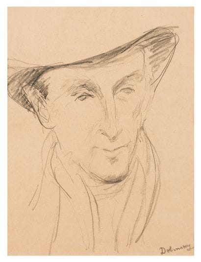 Attribué à Isaac DOBRINSKY
Portrait of a...