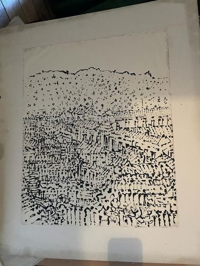 Jacqueline LAMBA (1910-1993)
Village (1975)
Drawing,...