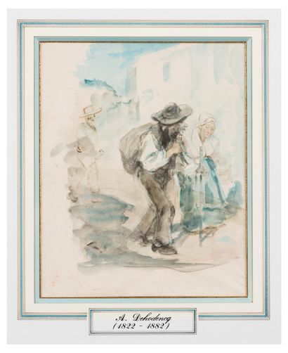 Ecole Moderne
The traveler. Watercolor, bears...