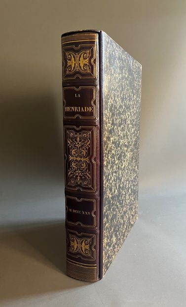 VOLTAIRE.
La Henriade, poëme. Paris, E. Dubois,...