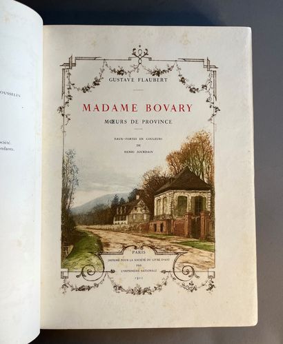 FLAUBERT (Gustave).
Madame Bovary, mœurs...