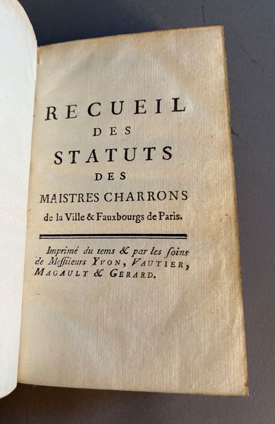 Compendium of the statutes of the master...