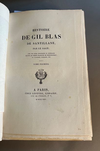 LE SAGE (Alain René).
Histoire de Gil Blas...