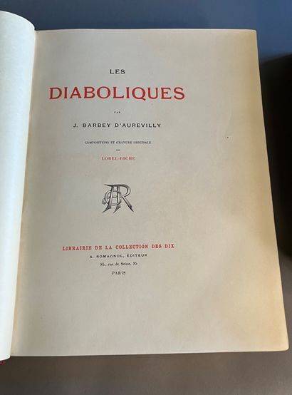 BARBEY D'AUREVILLY (Jules).
Les Diaboliques....