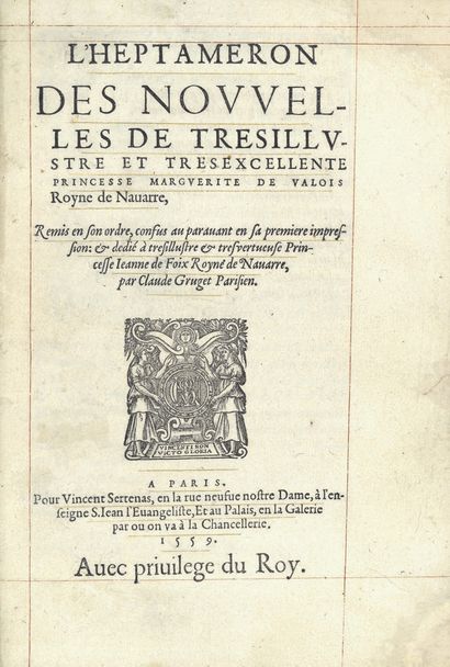 MARGUERITE DE NAVARRE.
♦ L'Heptameron des...