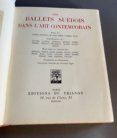 BALLETS SUÉDOIS DANS L'ART CONTEMPORAIN (Les)....