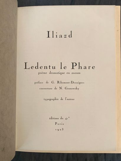 ILIAZD (Ilia Zdanévitch, dit).
Poésie de...