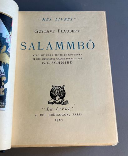 FLAUBERT (Gustave).
Salammbô. Paris, Le Livre,...