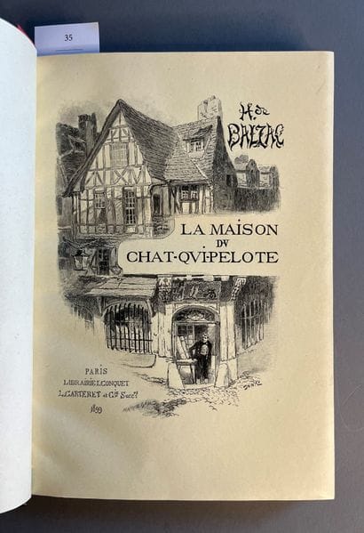 BALZAC (Honoré de).
♦ La Maison du chat-qui-pelote....