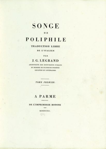 COLONNA (Francesco).
The Dream of Poliphilo....