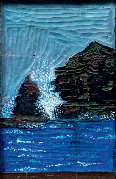 SCHMIED (François-Louis).
« Il est un îlot,...