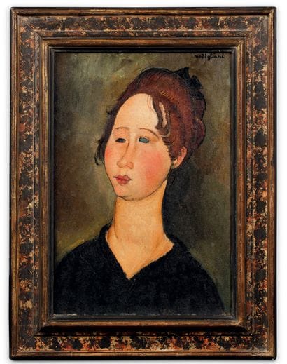 Amedeo MODIGLIANI (1884-1920)
La Bourguignonne,...