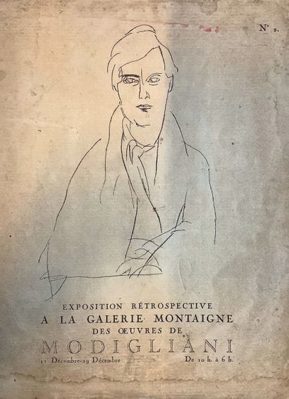 Amedeo MODIGLIANI (1884-1920)
La Bourguignonne,...