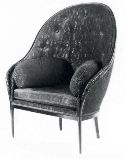 PAUL IRIBE (1883-1935)
Fauteuil nautile en...