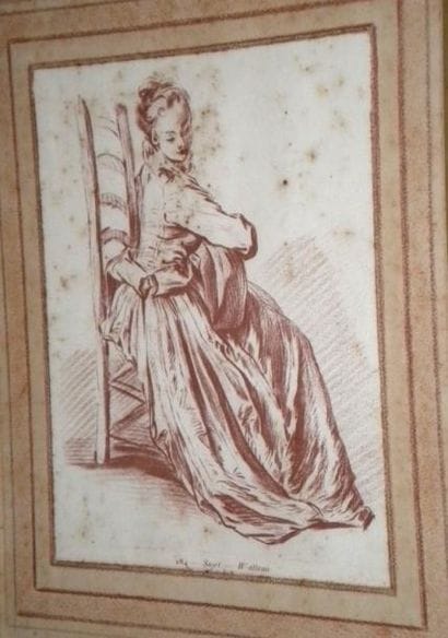 WATTEAU Jean Antoine (1684-1721), d'après
Gravure...