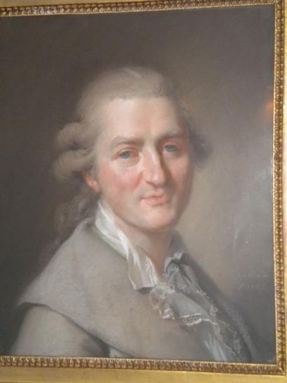 TISCHBEIN Johann (1751-1812)
Pastel sur toile....