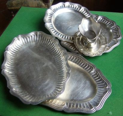 Service de platerie en argent Minerve 1er...