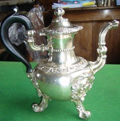 Cafetière en argent Minerve 1er titre. M.O.:...