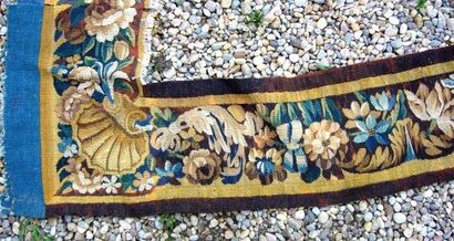 Bordure de tapisserie en laine de Felletin....