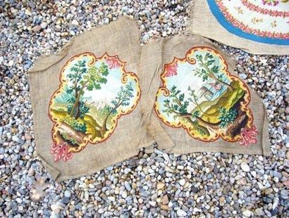 Deux motifs de canevas polylobés au canevas....