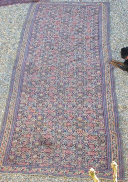 Important tapis Machad (Khorassan) à fond...