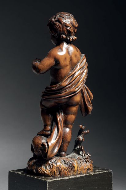 Memento mori in boxwood carved in the round,...