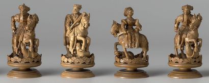 Rare chess piece featuring the King (of the...