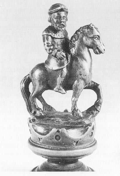 Rare chess piece featuring the King (of the...