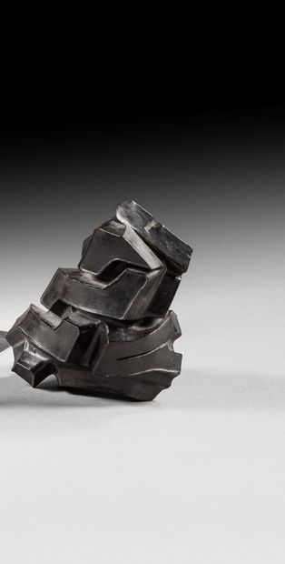 Peter STAMPFLI (Born 1937) Molda, 2005 Bronze,...