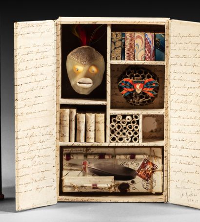 Claude BALLARÉ (Born 1938) Boîte bibliothèque,...