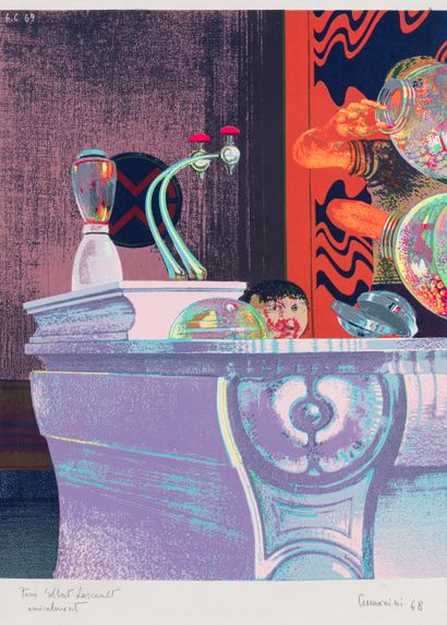 Leonardo CREMONINI (1925-2010) Still life....