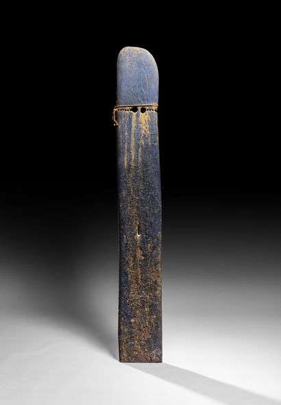 Marcel ROBELIN Untitled Wood sculpture painted...