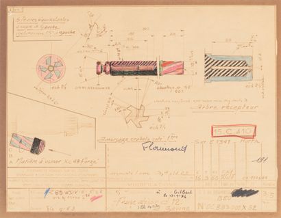 Jacques POLI (1938-2002) Untitled, 1974 Acrylic...