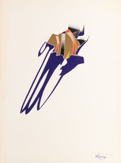 Burhan DOGANÇAY (1929-2013) Sans titre, 1984...